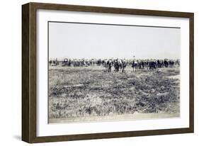 Eritrea, Ailet, the Second Cagni Brigade in Reconnaissance-null-Framed Giclee Print