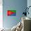 Eritrea Flag Design with Wood Patterning - Flags of the World Series-Philippe Hugonnard-Art Print displayed on a wall