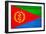 Eritrea Flag Design with Wood Patterning - Flags of the World Series-Philippe Hugonnard-Framed Art Print