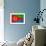 Eritrea Flag Design with Wood Patterning - Flags of the World Series-Philippe Hugonnard-Framed Art Print displayed on a wall