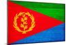 Eritrea Flag Design with Wood Patterning - Flags of the World Series-Philippe Hugonnard-Mounted Art Print