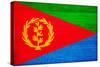 Eritrea Flag Design with Wood Patterning - Flags of the World Series-Philippe Hugonnard-Stretched Canvas