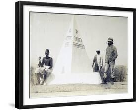 Eritrea, Fort Gazelle, Memorial Stone of Third Company of Fifth Battalion Africa-null-Framed Giclee Print