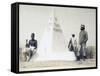 Eritrea, Fort Gazelle, Memorial Stone of Third Company of Fifth Battalion Africa-null-Framed Stretched Canvas