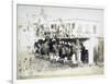 Eritrea, Massawa, Caffe Garibaldi, Italian Officers Meeting-null-Framed Giclee Print