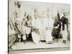 Eritrea, Otmulo, Chief Barambaras Kafel Photographed with His Family-null-Stretched Canvas