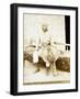 Eritrea, Otmulo, Portrait of Chief Barambaras Kafel Photographed with Shield and Spear-null-Framed Giclee Print