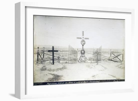 Eritrea, Otumlo Graveyard, Engineer's Monument Dedicated to Fallen of Battle of Dogali-null-Framed Giclee Print