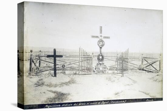 Eritrea, Otumlo Graveyard, Engineer's Monument Dedicated to Fallen of Battle of Dogali-null-Stretched Canvas