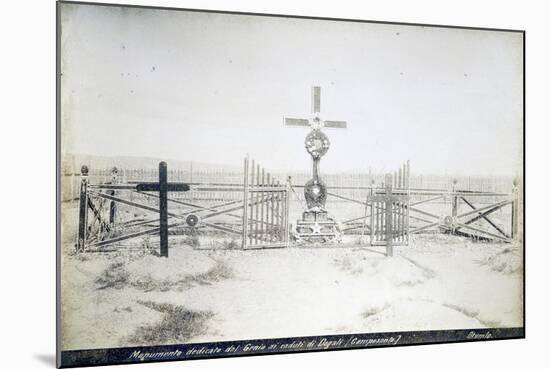 Eritrea, Otumlo Graveyard, Engineer's Monument Dedicated to Fallen of Battle of Dogali-null-Mounted Giclee Print