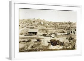 Eritrea, Saati, Railway Station and Fort North-null-Framed Giclee Print