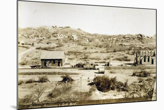 Eritrea, Saati, Railway Station and Fort North-null-Mounted Giclee Print