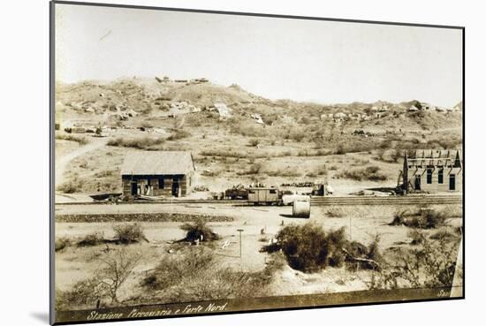 Eritrea, Saati, Railway Station and Fort North-null-Mounted Giclee Print