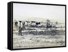 Eritrea, View of Ailet after Fire-null-Framed Stretched Canvas