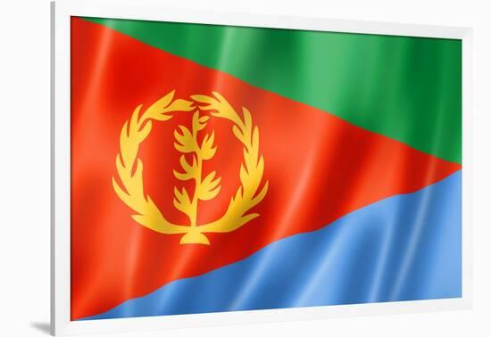 Eritrean Flag-daboost-Framed Art Print