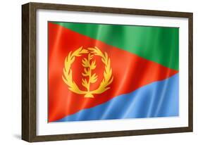 Eritrean Flag-daboost-Framed Art Print