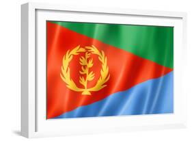 Eritrean Flag-daboost-Framed Art Print