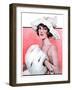 "Ermine Muff,"January 6, 1923-Ellen Pyle-Framed Giclee Print