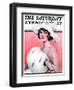 "Ermine Muff," Saturday Evening Post Cover, January 6, 1923-Ellen Pyle-Framed Giclee Print