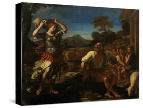 Erminia and the Shepherds, 1648-Guercino-Stretched Canvas