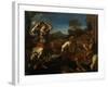 Erminia and the Shepherds, 1648-Guercino-Framed Giclee Print