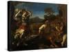 Erminia and the Shepherds, 1648-Guercino-Stretched Canvas