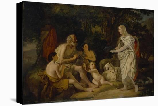 Erminia and the Shepherds, 1824-Karl Pavlovich Briullov-Stretched Canvas