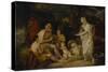 Erminia and the Shepherds, 1824-Karl Pavlovich Briullov-Stretched Canvas