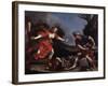 Erminia Finding the Wounded Tancredi-Guercino-Framed Giclee Print