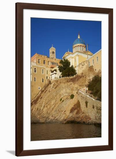 Ermoupoli (Khora), Syros Island, Cyclades, Greek Islands, Greece, Europe-Tuul-Framed Photographic Print