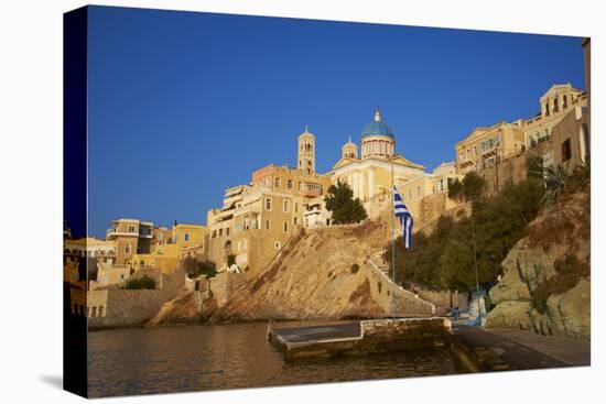 Ermoupoli (Khora), Syros Island, Cyclades, Greek Islands, Greece, Europe-Tuul-Stretched Canvas