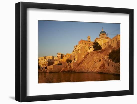 Ermoupoli (Khora), Syros Island, Cyclades, Greek Islands, Greece, Europe-Tuul-Framed Photographic Print