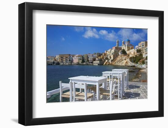 Ermoupoli (Khora), Syros Island, Cyclades, Greek Islands, Greece, Europe-Tuul-Framed Photographic Print