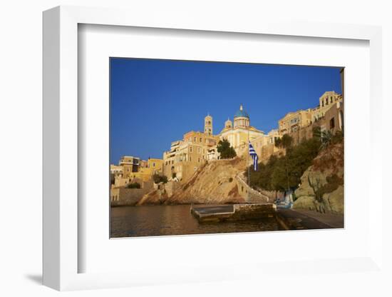 Ermoupoli (Khora), Syros Island, Cyclades, Greek Islands, Greece, Europe-Tuul-Framed Photographic Print