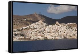 Ermoupolis, Capital of Cyclades Islands, Syros, Greek Islands, Greece, Europe-Rolf Richardson-Framed Stretched Canvas