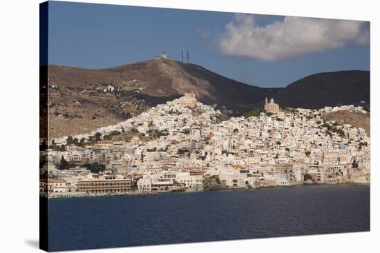 Ermoupolis, Capital of Cyclades Islands, Syros, Greek Islands, Greece, Europe-Rolf Richardson-Stretched Canvas