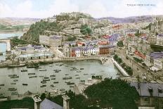 Princess Gardens and Vane Hill, Torquay, Devon, Early 20th Century-Ern Bishop-Framed Giclee Print