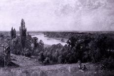 The River Thames from Richmond Hill, London, 1905-Ernest Albert Waterlow-Giclee Print