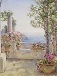 Lake Como from the Villa Carlotta-Ernest Arthur Rowe-Stretched Canvas