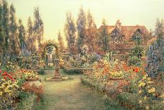 West Front and Gardens of Hatfield House, Herts-Ernest Arthur Rowe-Giclee Print