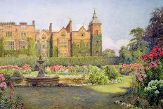 West Front and Gardens of Hatfield House, Herts-Ernest Arthur Rowe-Giclee Print