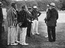 Royal Cricketers at Cumberland Lodge, Windsor Great Park, Berkshire, 1911-Ernest Brook-Giclee Print