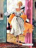 The Lady's Future - Saturday Evening Post "Leading Ladies", February 6, 1954 pg.34-Ernest Chiriaka-Stretched Canvas