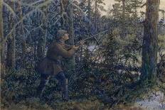 Capercaillie Hunting, 1937-Ernest Ernestovich Lissner-Giclee Print