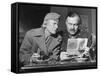 Ernest Hemingway and Janet Flanner-David Scherman-Framed Stretched Canvas