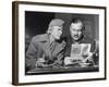 Ernest Hemingway and Janet Flanner-David Scherman-Framed Premium Photographic Print