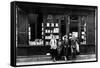 Ernest Hemingway and Sylvia Beach Infront of the 'Shakespeare and Company' Bookshop, Paris, 1928-null-Framed Stretched Canvas