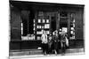 Ernest Hemingway and Sylvia Beach Infront of the 'Shakespeare and Company' Bookshop, Paris, 1928-null-Mounted Photo