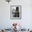 Ernest Hemingway at the Standing Desk on the Balcony of Bill Davis's Home Near Malaga-Loomis Dean-Framed Premium Photographic Print displayed on a wall