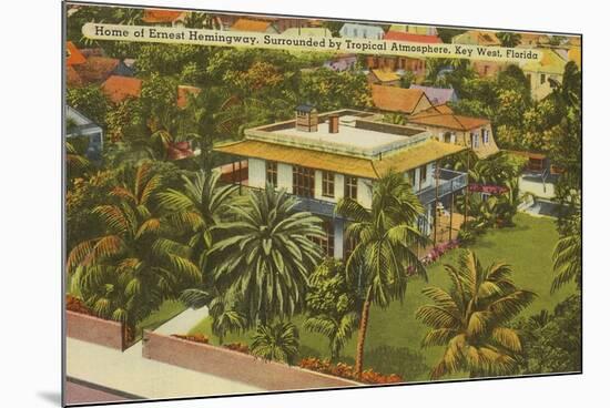 Ernest Hemingway Home, Key West, Florida-null-Mounted Premium Giclee Print